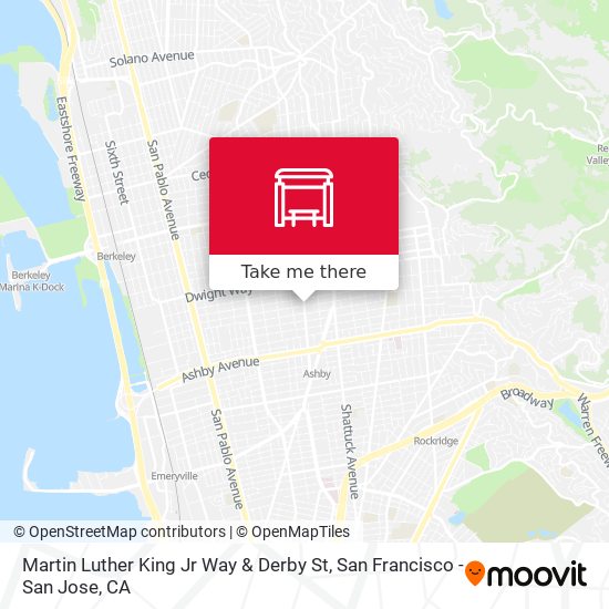 Martin Luther King Jr Way & Derby St map