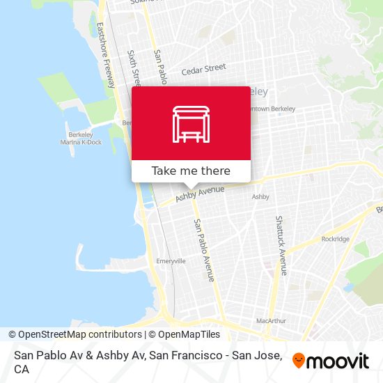 San Pablo Av & Ashby Av map