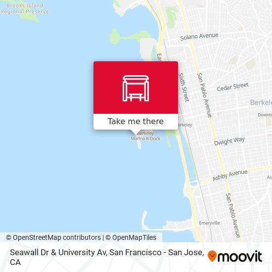 Seawall Dr & University Av map