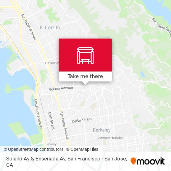 Mapa de Solano Av & Ensenada Av