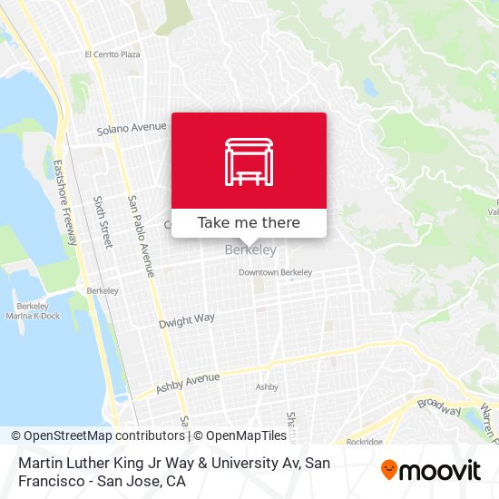 Mapa de Martin Luther King Jr Way & University Av