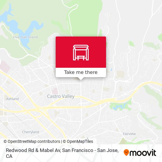 Redwood Rd & Mabel Av map