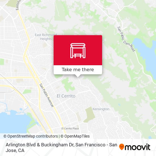 Arlington Blvd & Buckingham Dr map