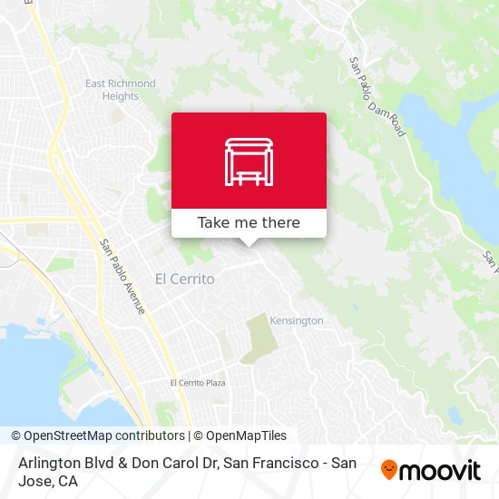 Arlington Blvd & Don Carol Dr map