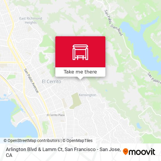 Arlington Blvd & Lamm Ct map