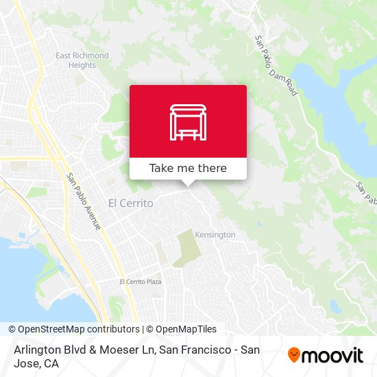 Arlington Blvd & Moeser Ln map