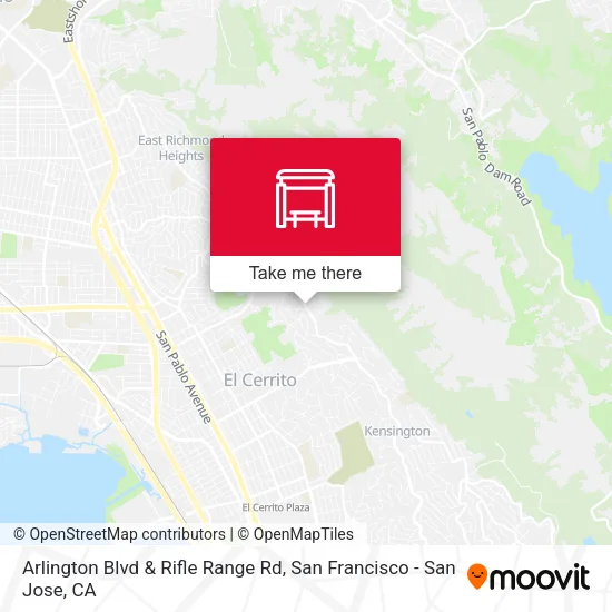 Arlington Blvd & Rifle Range Rd map