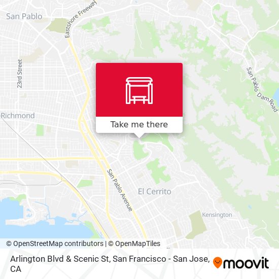 Arlington Blvd & Scenic St map