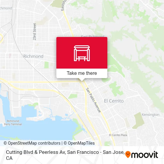 Cutting Blvd & Peerless Av map