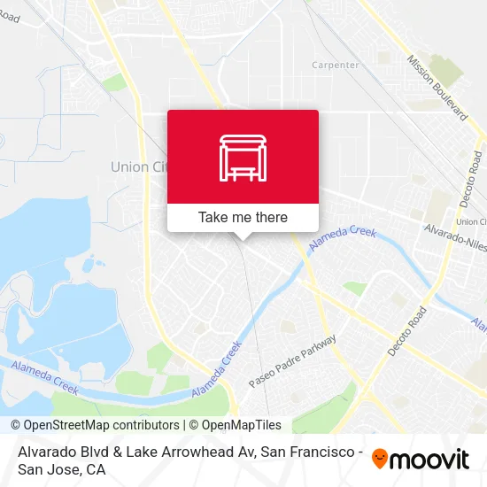 Alvarado Blvd & Lake Arrowhead Av map