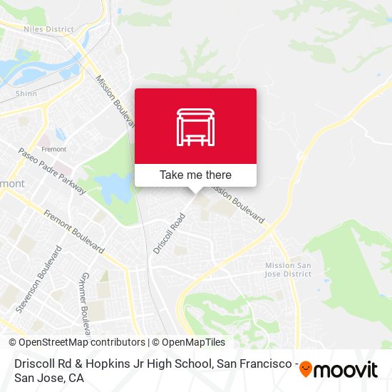 Driscoll Rd & Hopkins Jr High School map