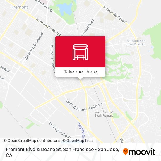 Fremont Blvd & Doane St map