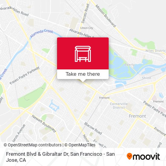 Mapa de Fremont Blvd & Gibraltar Dr