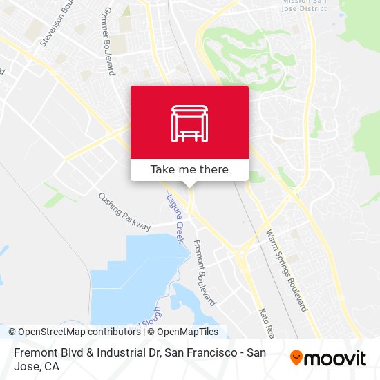 Mapa de Fremont Blvd & Industrial Dr