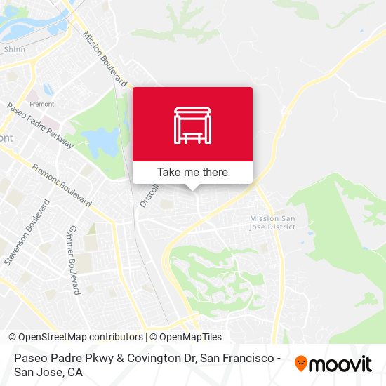 Paseo Padre Pkwy & Covington Dr map
