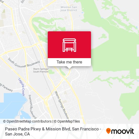 Paseo Padre Pkwy & Mission Blvd map