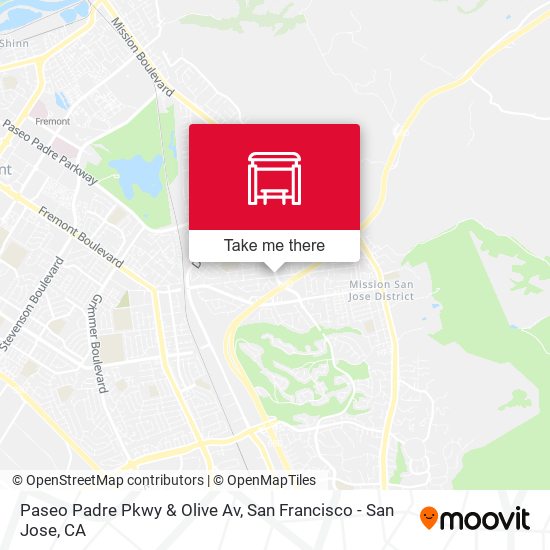 Paseo Padre Pkwy & Olive Av map