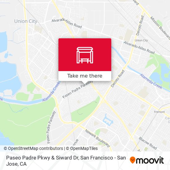 Paseo Padre Pkwy & Siward Dr map