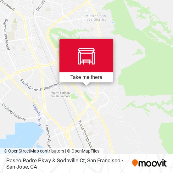 Paseo Padre Pkwy & Sodaville Ct map