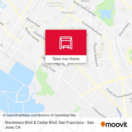 Mapa de Stevenson Blvd & Cedar Blvd