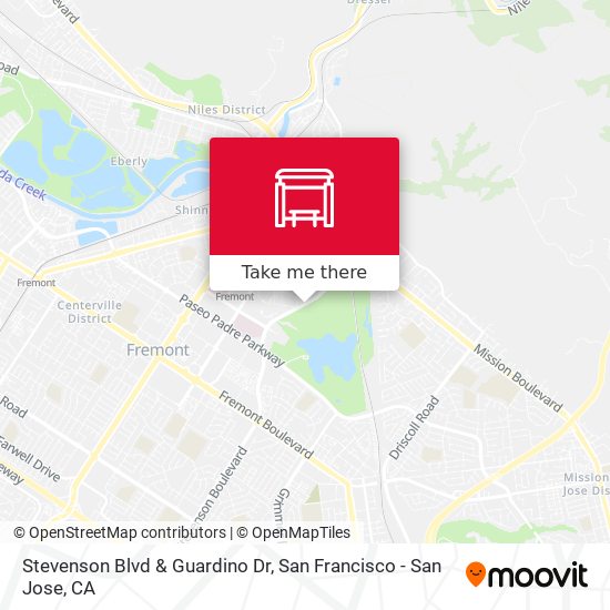 Mapa de Stevenson Blvd & Guardino Dr