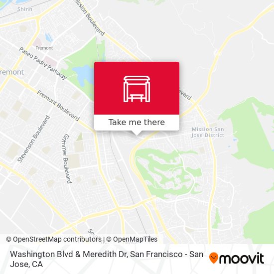 Mapa de Washington Blvd & Meredith Dr