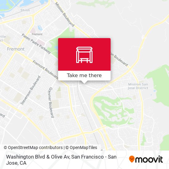 Mapa de Washington Blvd & Olive Av
