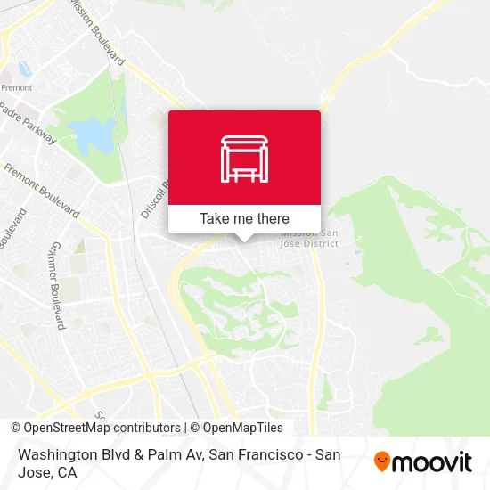 Washington Blvd & Palm Av map