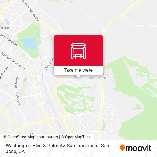 Washington Blvd & Palm Av map