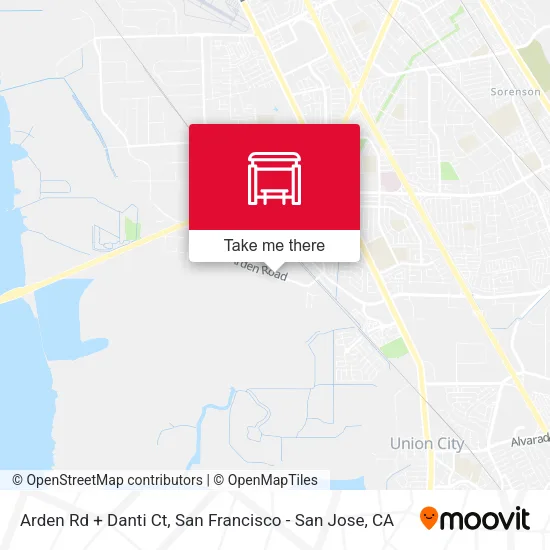 Mapa de Arden Rd + Danti Ct