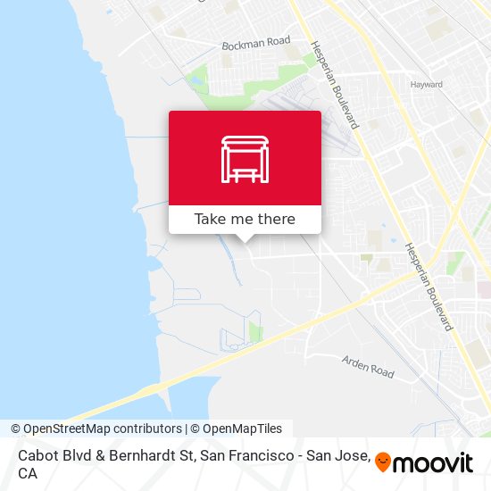 Cabot Blvd & Bernhardt St map