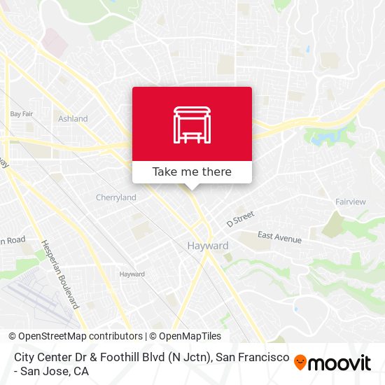 City Center Dr & Foothill Blvd (N Jctn) map