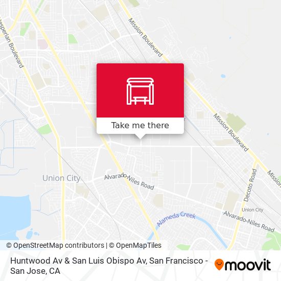 Mapa de Huntwood Av & San Luis Obispo Av