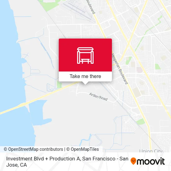 Investment Blvd + Production A map