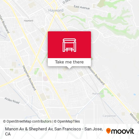 Manon Av & Shepherd Av map