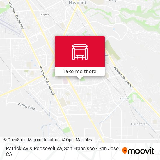Patrick Av & Roosevelt Av map