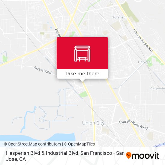 Mapa de Hesperian Blvd & Industrial Blvd