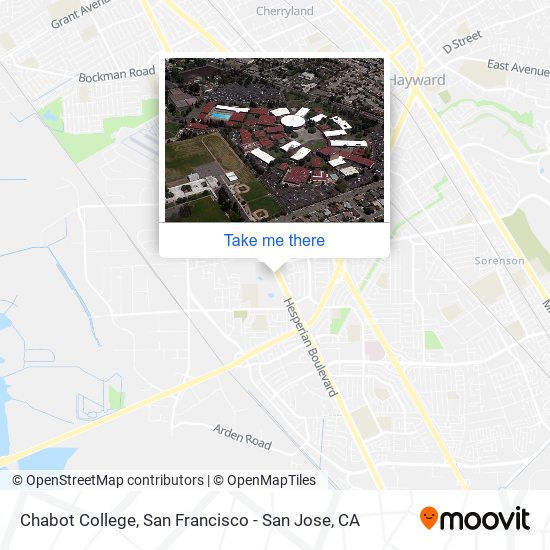 Mapa de Chabot College
