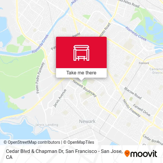 Cedar Blvd & Chapman Dr map