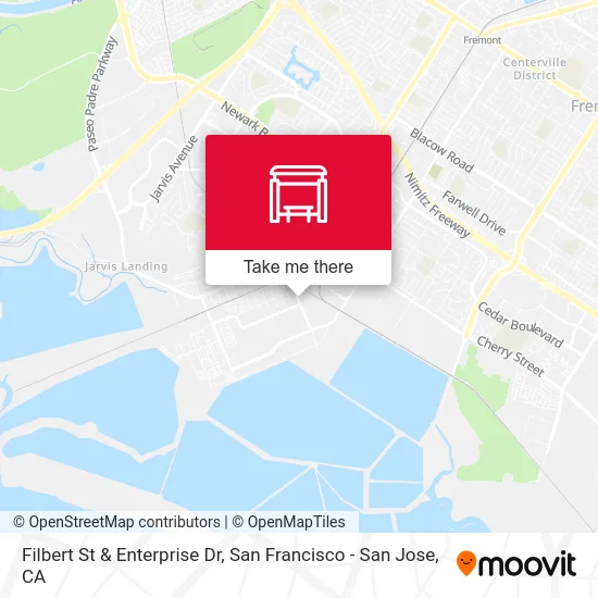 Filbert St & Enterprise Dr map