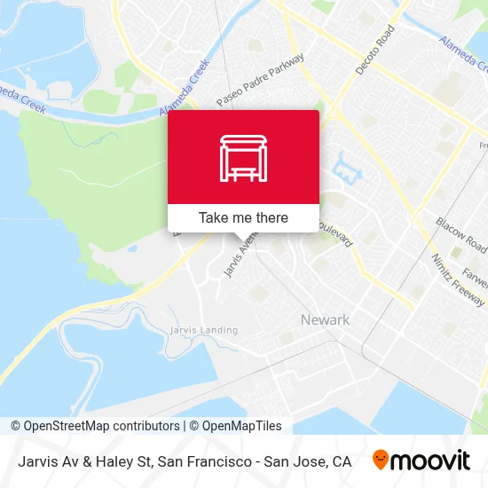 Jarvis Av & Haley St map