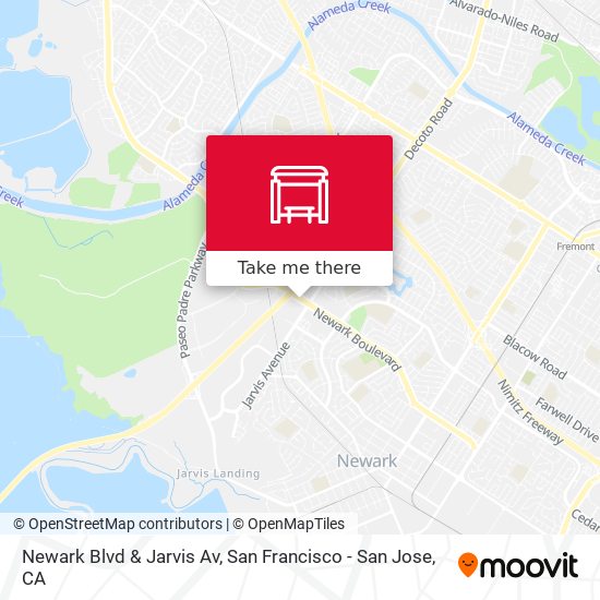 Newark Blvd & Jarvis Av map