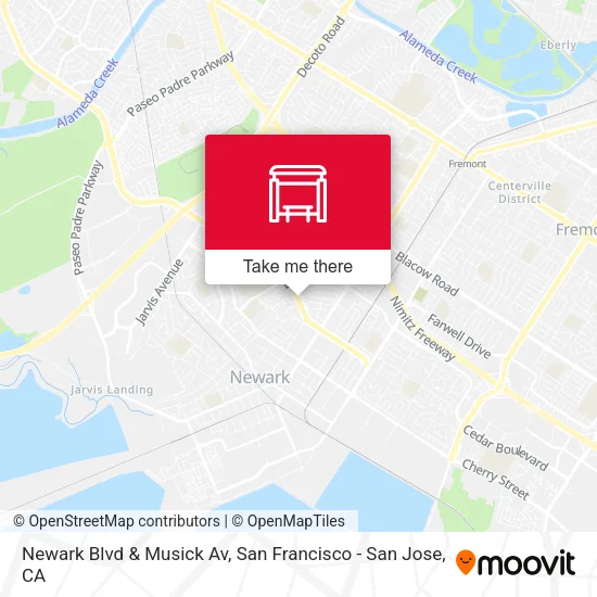 Newark Blvd & Musick Av map