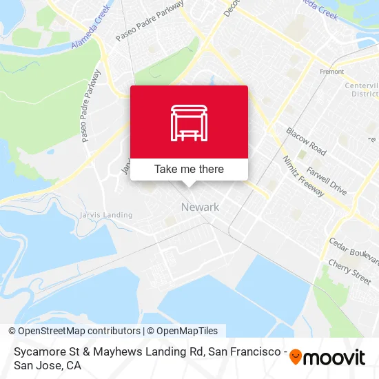 Sycamore St & Mayhews Landing Rd map