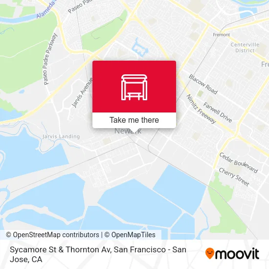 Sycamore St & Thornton Av map