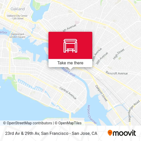 23rd Av & 29th Av map