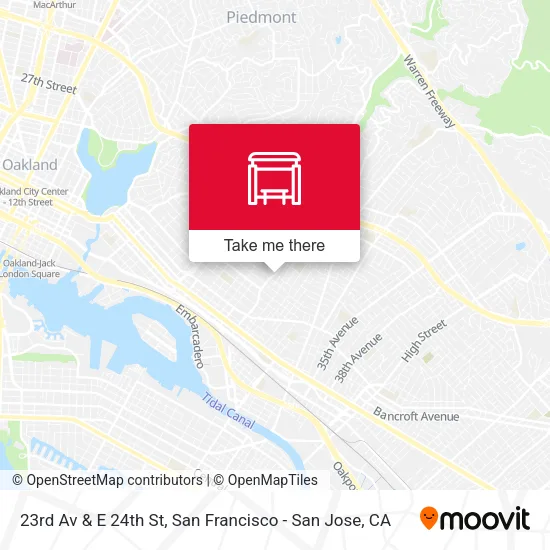 23rd Av & E 24th St map