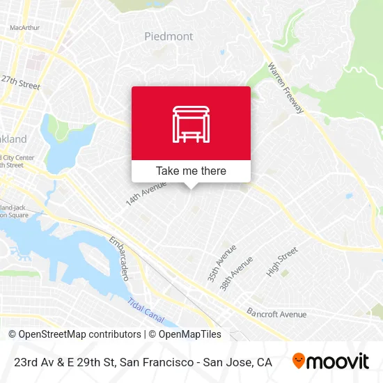 23rd Av & E 29th St map