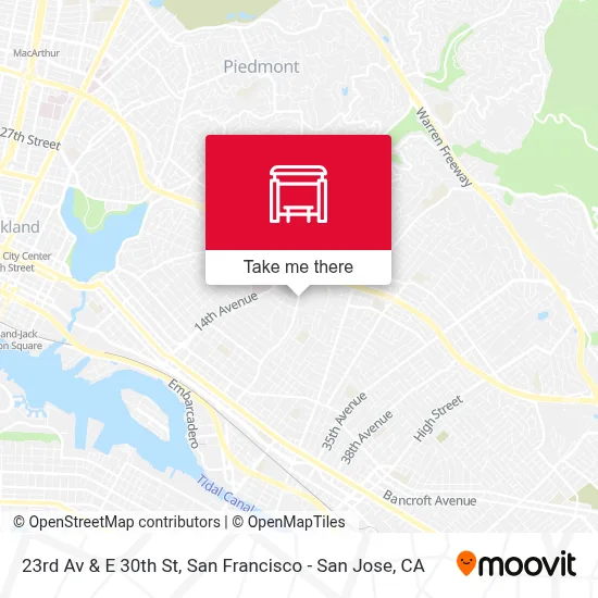 23rd Av & E 30th St map