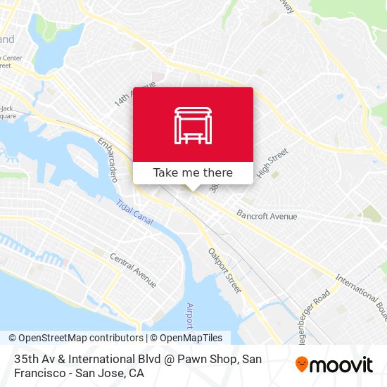 Mapa de 35th Av & International Blvd @ Pawn Shop